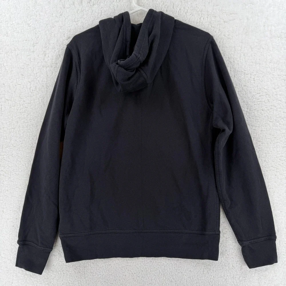 The North Face Hoodie‎ Mens Small Black Logo Graphic Pullover Fleece Sweatshirt